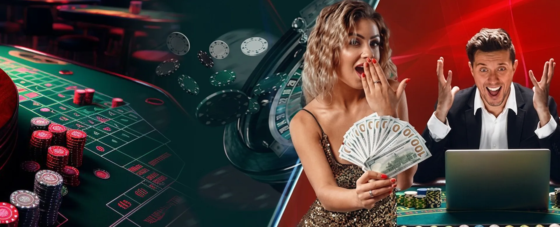 Abstract background representing secure online casino login